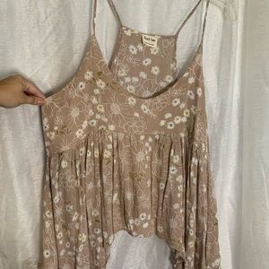 Floral tank top